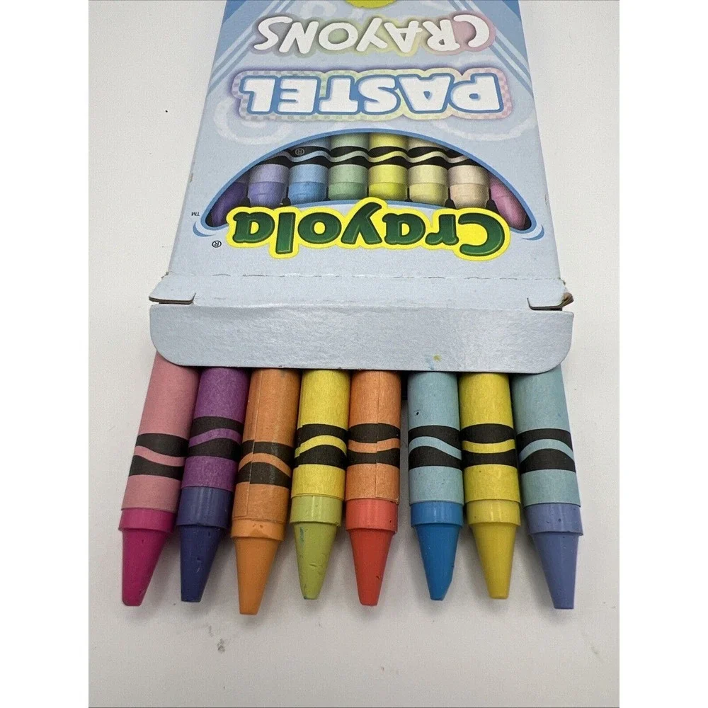 Crayola Pastel Crayons,‎ 8 Count, NEW IN BOX Easter Spring NEW